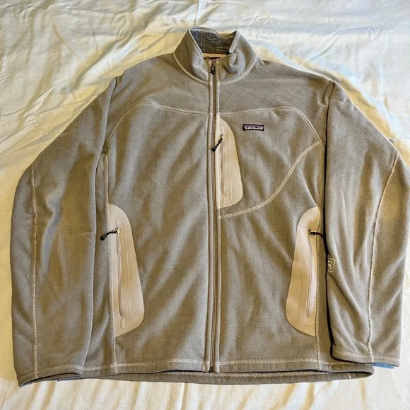 Patagonia Men’s R3 Fleece Jacket - Grey, Size L - Picture 1 of 4